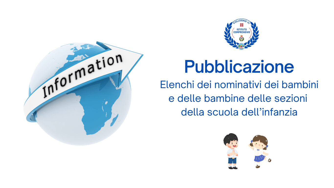 Pubblicazioni Elenchi Bambini E Sezioni Della Scuola Dell Infanzia